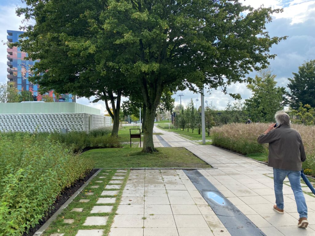 In de toekomstige wijk Hortus zijn veel bestaande bomen
opgenomen en is een nieuwe groenstructuur ontworpen.