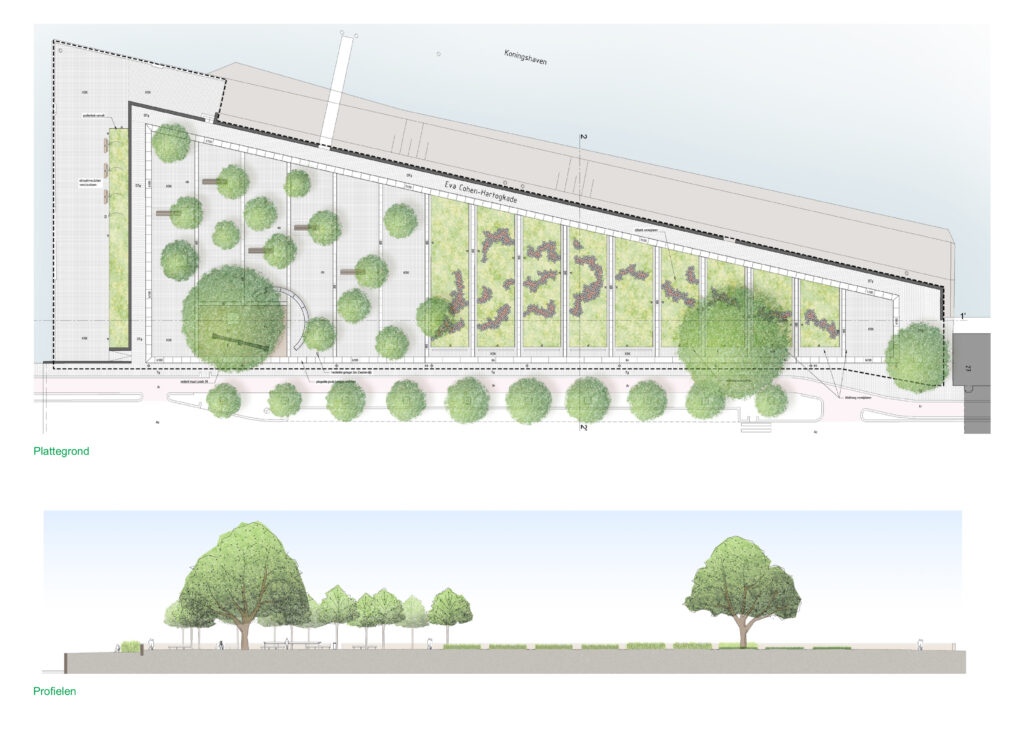 Monument op Zuid,
tekening dienst SO Rotterdam